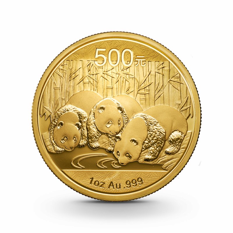 1 oz China Panda Goldmünze 500 Yuan China versch Jahrgänge